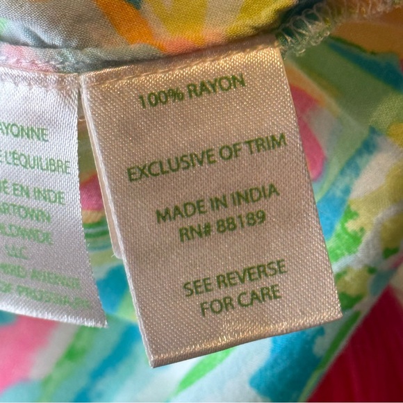 Lilly Pulitzer Sea Salt and Sun Roxi Top M 27124 - Picture 9 of 10